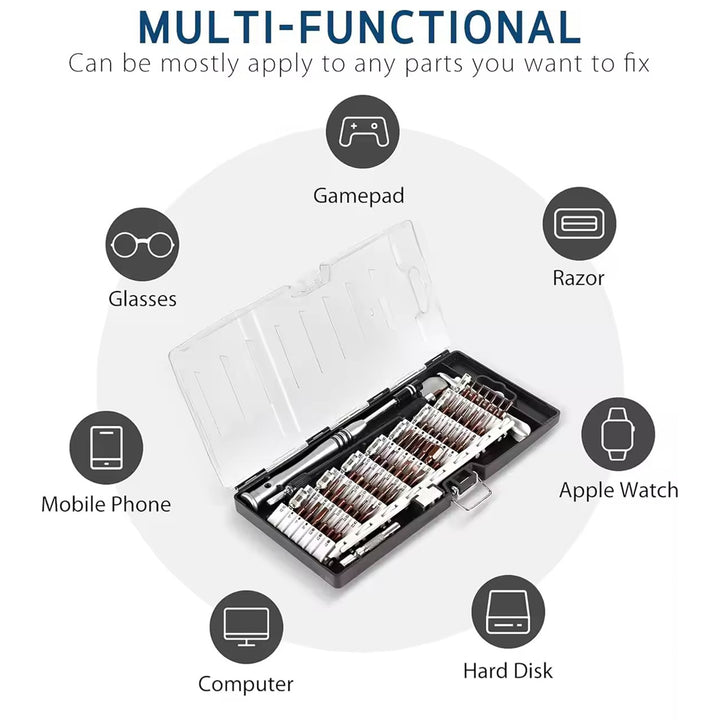 60 in 1 Apple Computer Home Appliance Driver Set Multi functional Phone Repair Tool Screwdriver Set Heloideo