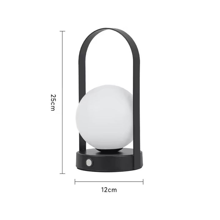 Creative moon rechargeable wall mounted light multifunctional spherical handheld environmental light Heloideo