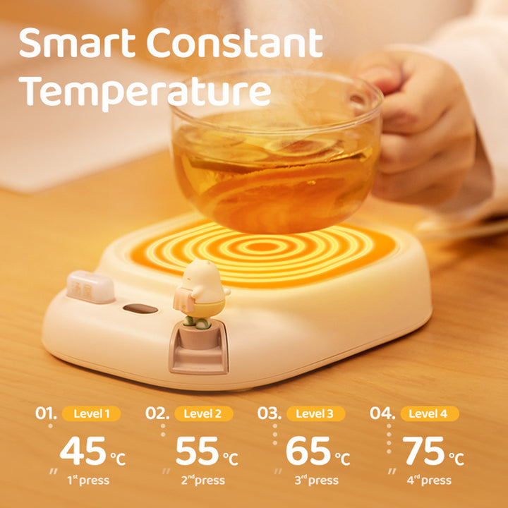 Electric Heating Coaster: Keep Your Drink Warm Anytime Heloideo