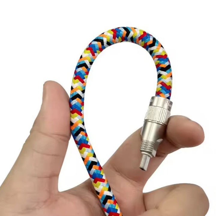 New 2-in-1 mobile phone lanyard charging cable Heloideo