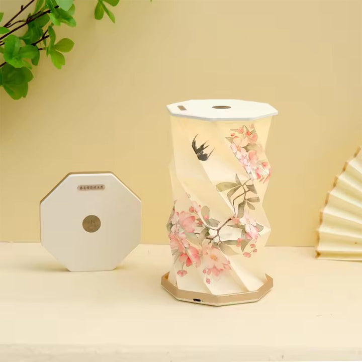 Foldable Creative lamp design with Atmosphere Studying lighting Heloideo