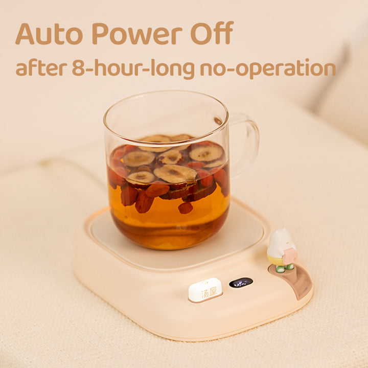 Electric Heating Coaster: Keep Your Drink Warm Anytime Heloideo