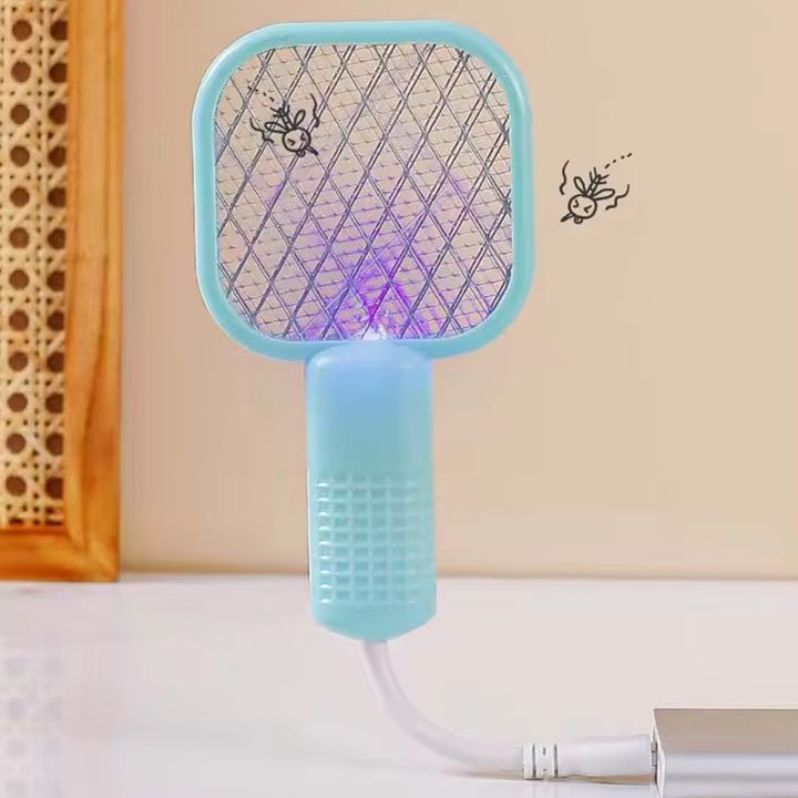 USB electric mosquito swatter, mosquito trap mini 2-in-1 mosquito repellent Heloideo